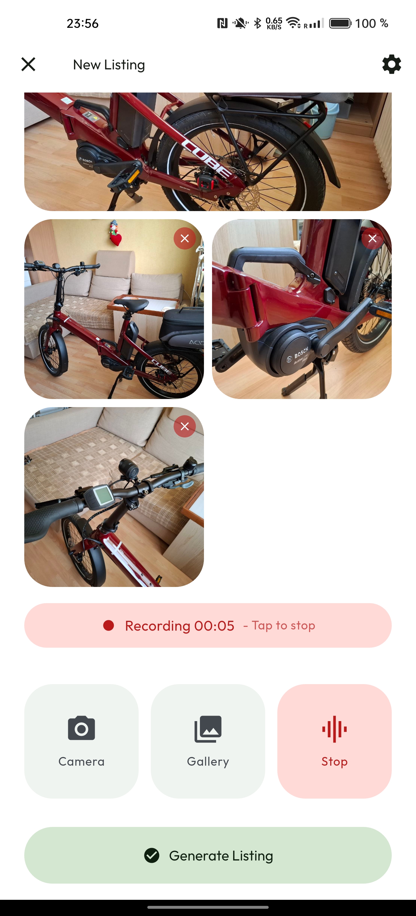 Capture with voice recording